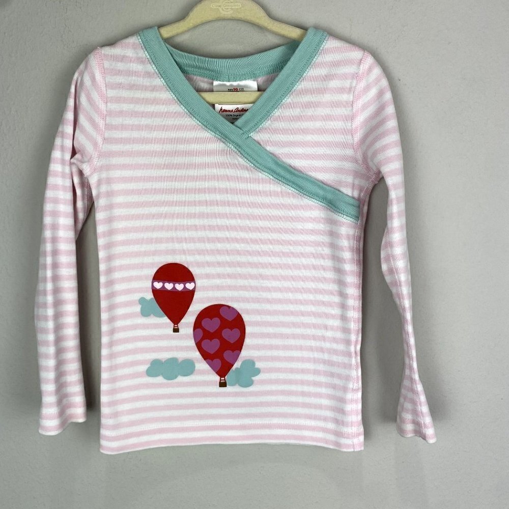 Hanna Andersson Pink Hot Air Balloon Pajama Top 3
